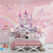 Load image into Gallery viewer, Princess world - Girls Room Wallpaper walldisplay wallpaper-dubai