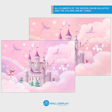 Load image into Gallery viewer, Princess world - Girls Room Wallpaper walldisplay wallpaper-dubai