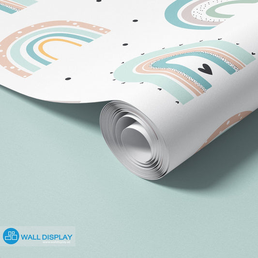 Rainbows II - Kids Wallpaper walldisplay wallpaper-dubai