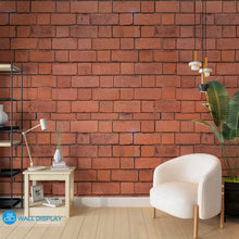 Load image into Gallery viewer, Red Bricks Wall II - Pattern Wallpaper walldisplay wallpaper-dubai