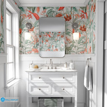 Load image into Gallery viewer, Scarlett - Floral Wallpaper walldisplay wallpaper-dubai