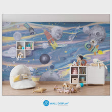 Load image into Gallery viewer, Space Explorer II - Kids Wallpaper walldisplay wallpaper-dubai