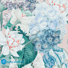 Load image into Gallery viewer, Tranquil Turquoise Iris Wallpaper walldisplay wallpaper-dubai