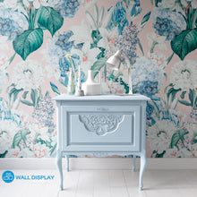 Load image into Gallery viewer, Tranquil Turquoise Iris Wallpaper walldisplay wallpaper-dubai