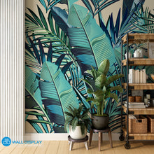 Load image into Gallery viewer, Palm Leaves IV Pattern Wallpaper dubai, Abu Dhabi and all UAE