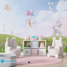 Load image into Gallery viewer, Unicorn Dreams - Kids Wallpaper walldisplay wallpaper-dubai