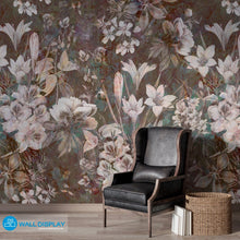 Load image into Gallery viewer, Vintage II - Floral Wallpaper walldisplay wallpaper-dubai