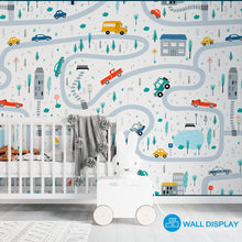 Load image into Gallery viewer, Vroom Zoom II - Kids Wallpaper walldisplay wallpaper-dubai