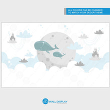 Load image into Gallery viewer, Whales Whispers - Kids Wallpaper walldisplay wallpaper-dubai