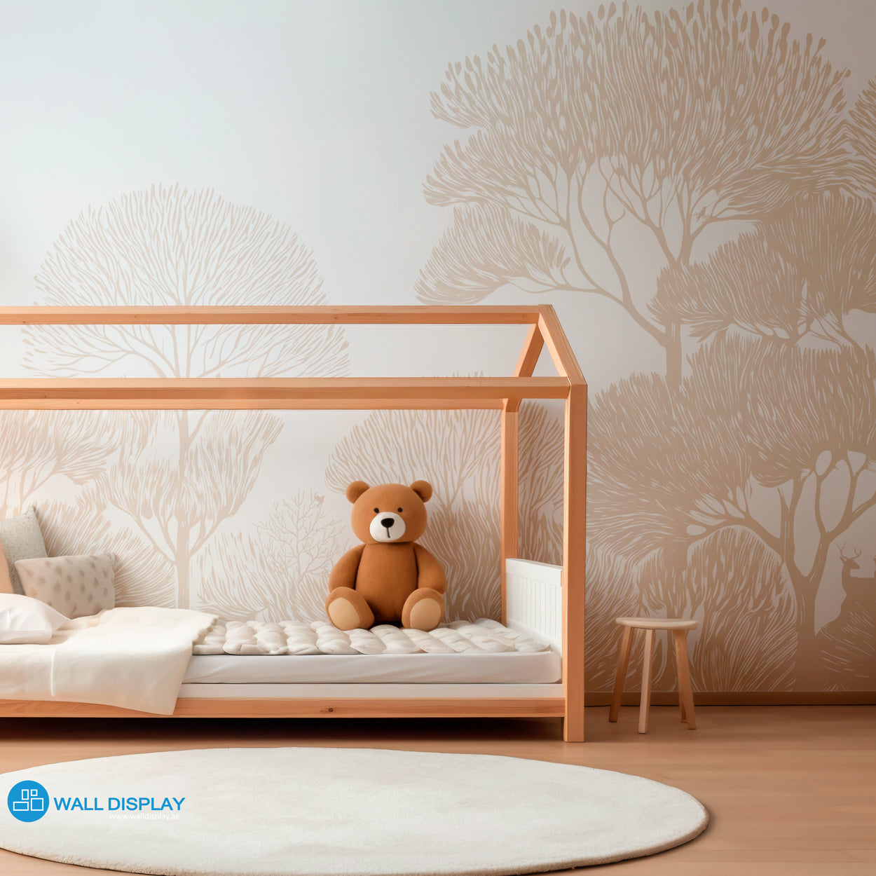 Monochrome Groves Wall Mural in Dubai, Abu Dhabi and all UAE