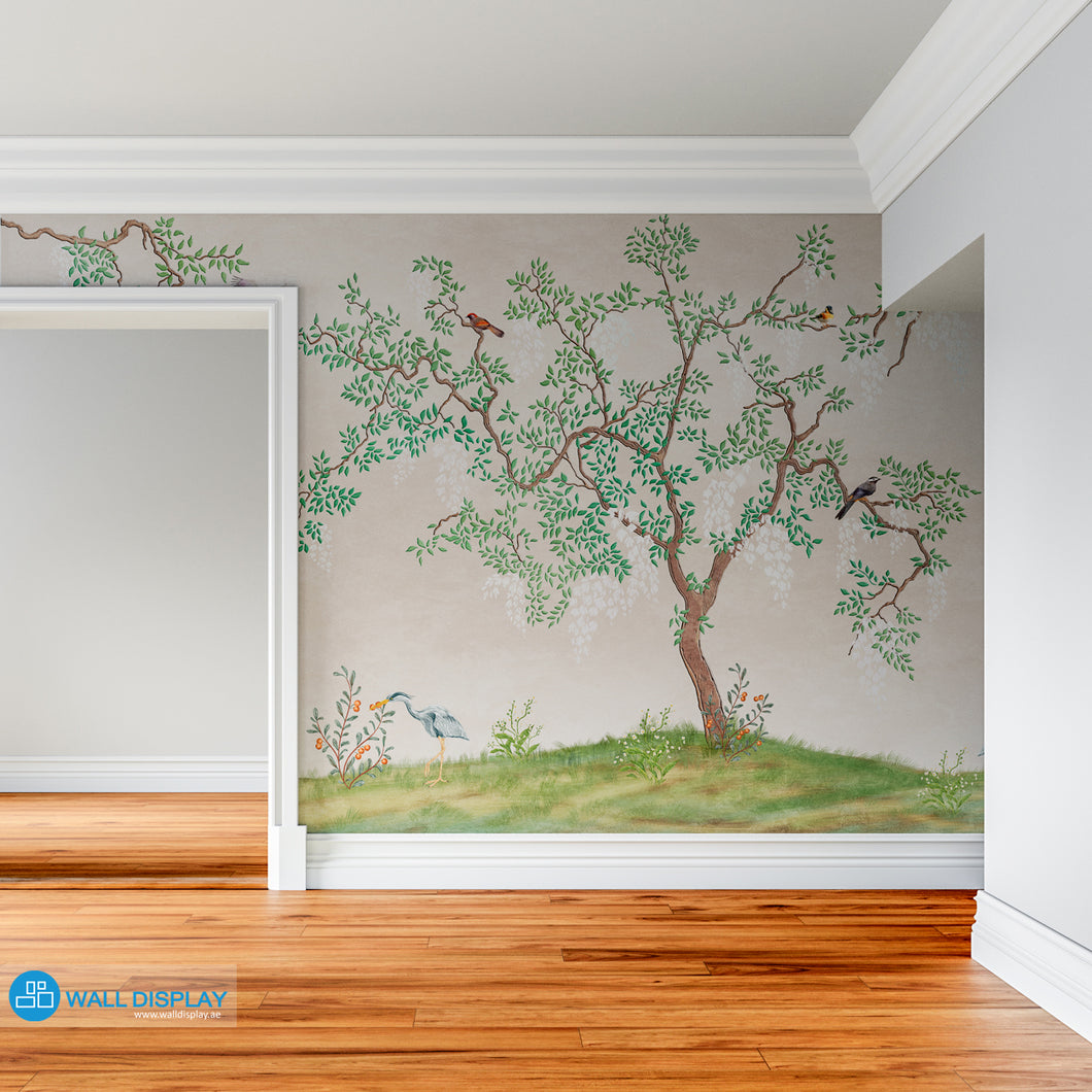 Vintage Garden Wall Mural in Dubai, Abu dhabi and All UAE