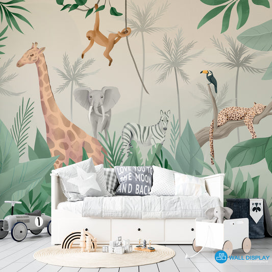 Jungle Adventure Kids Wallpaper