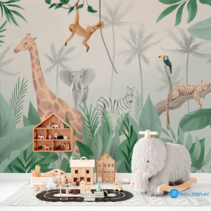 Jungle Adventure Kids Wallpaper