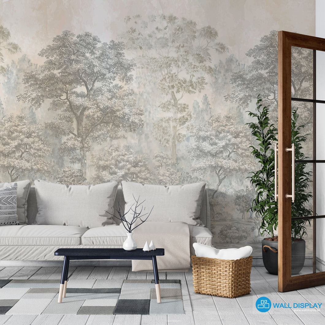Ethereal Forest Painting Wall Mural in Dubai, Abu Dhabi and all UAE