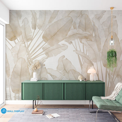 Muted Fronds Wall Mural in Dubai, Abu Dhabi and all UAE