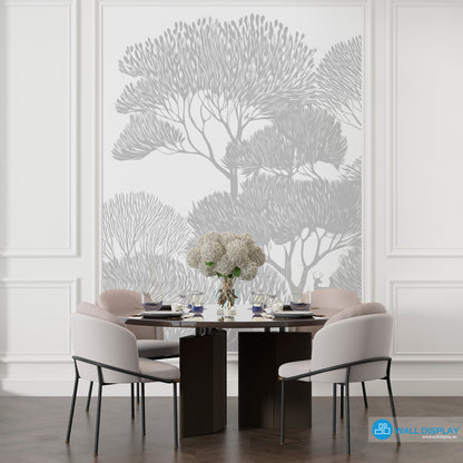 Monochrome Groves Wall Mural in Dubai, Abu Dhabi and all UAE
