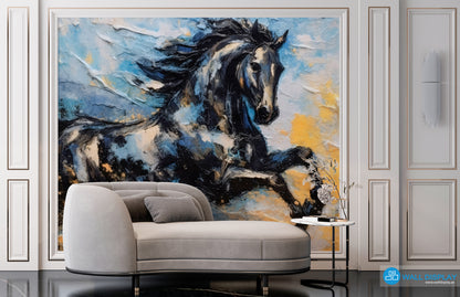 Stallion Hand Painted Wall Mural in Dubai, Abu dhabi and All UAE