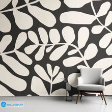 Load image into Gallery viewer, Abstract Modern Leaves Pattern Wallpaper in dubai, Abu Dhabi and all UAE
