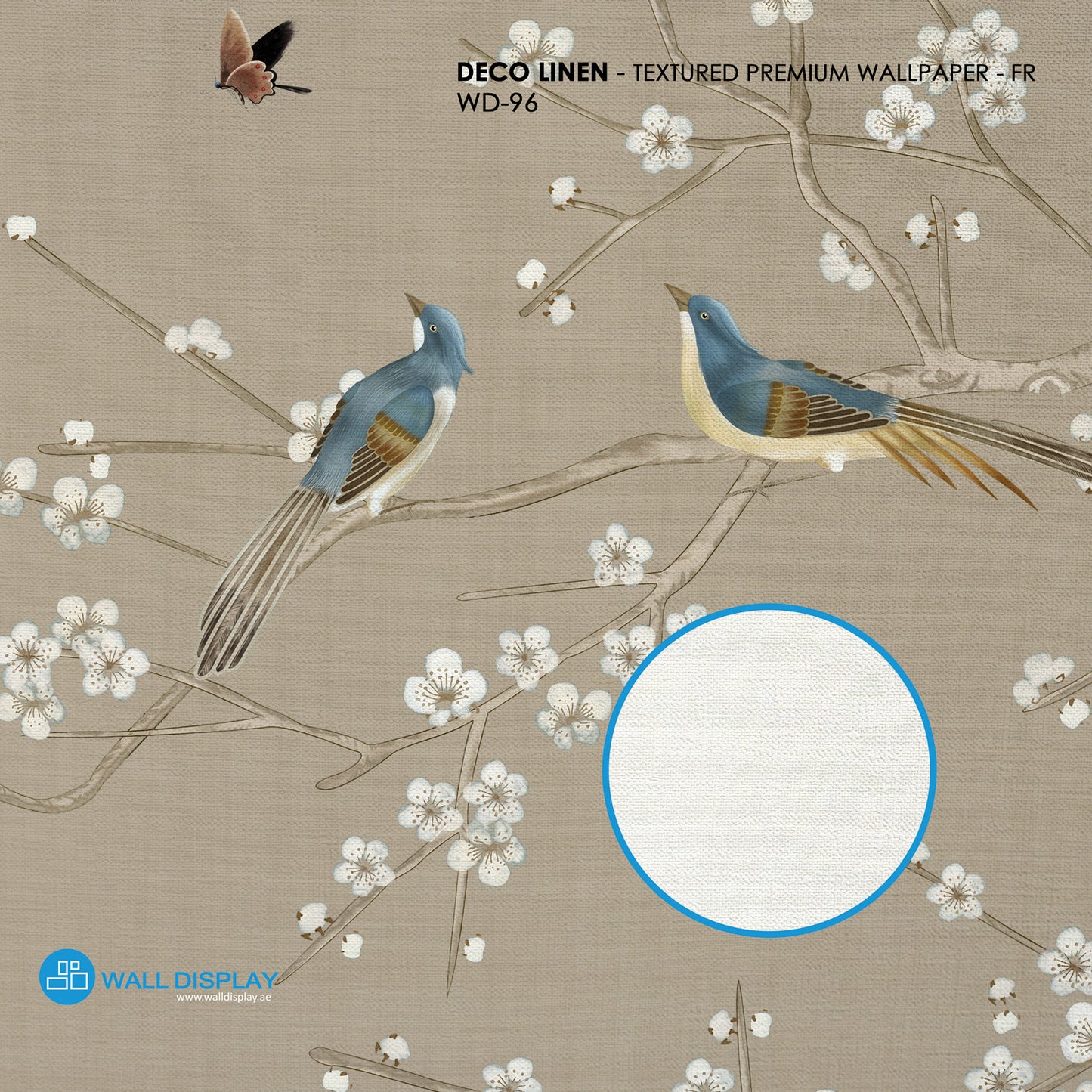 Blossom Canopy wallpaper Linen