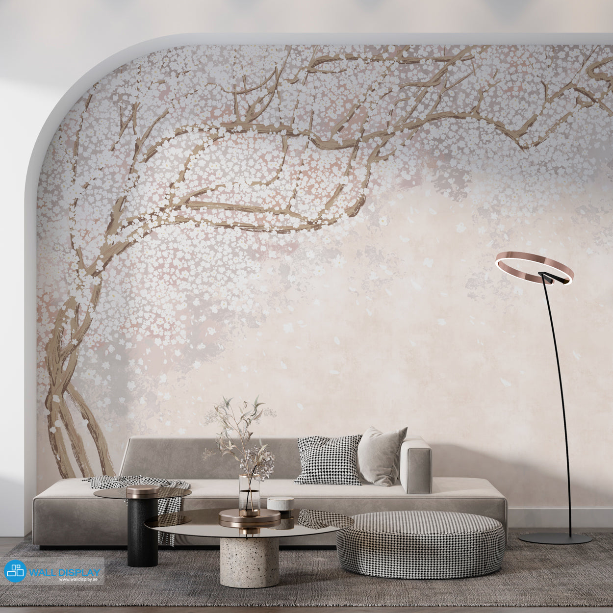 Blossom Breeze Wall Mural in Dubai, Abu Dhabi, UAE