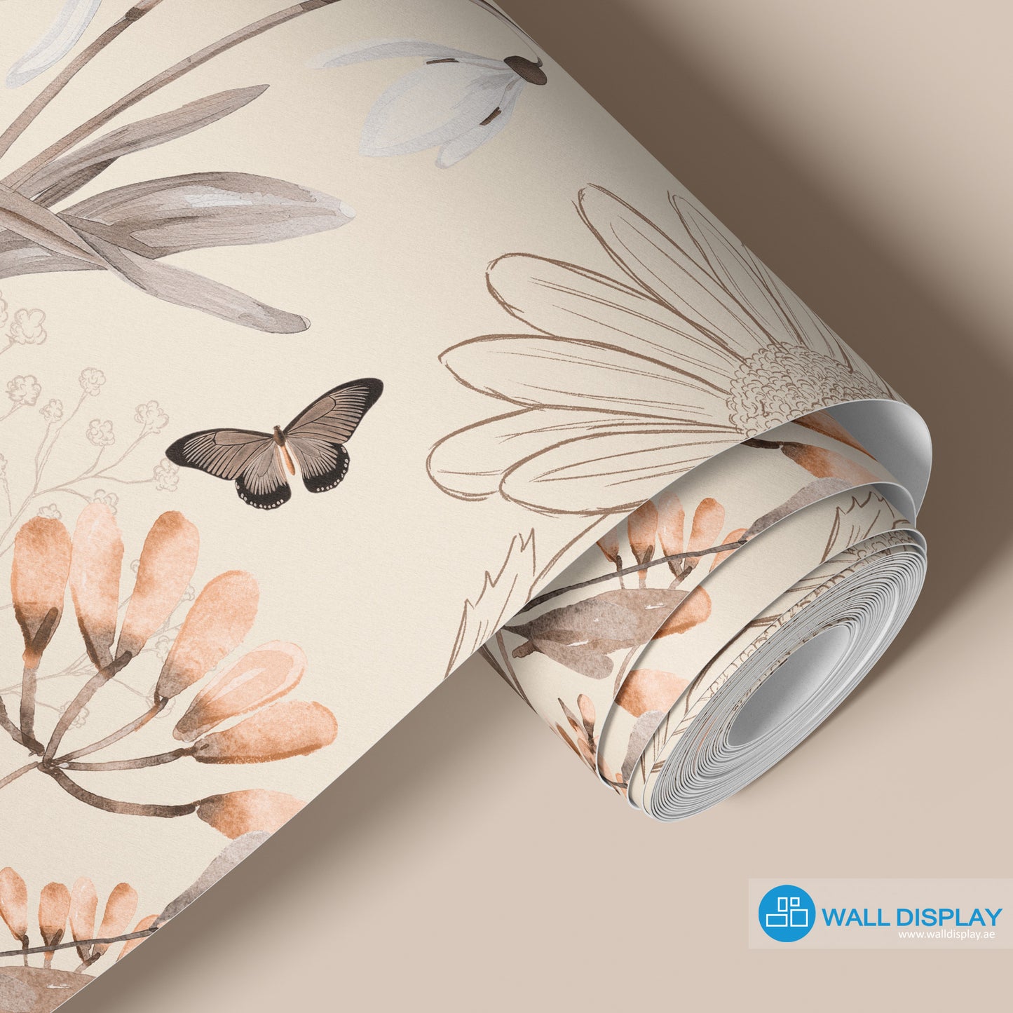 Butterflies Meadow Kids Wallpaper in Dubai, Abu dhabi and All UAE