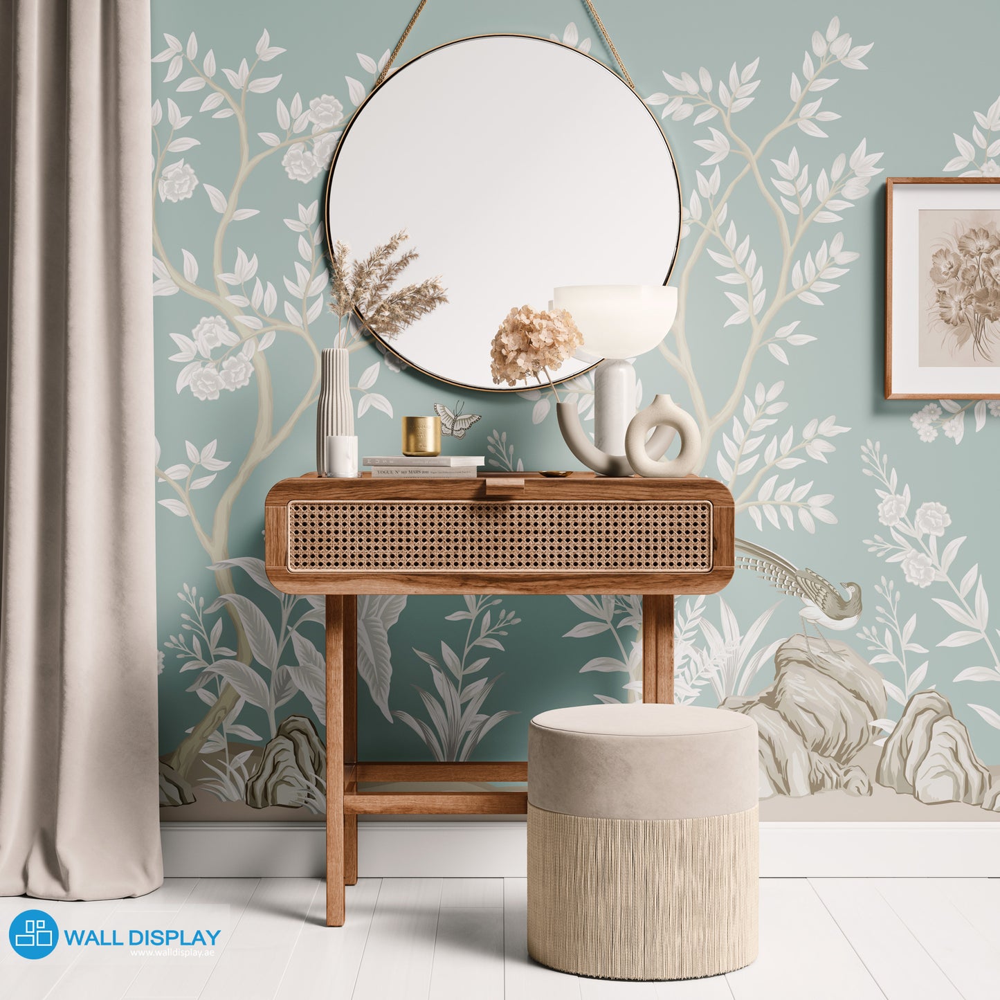 Chinoiserie Ornamental Wallpaper in Dubai, Abu dhabi and All UAE