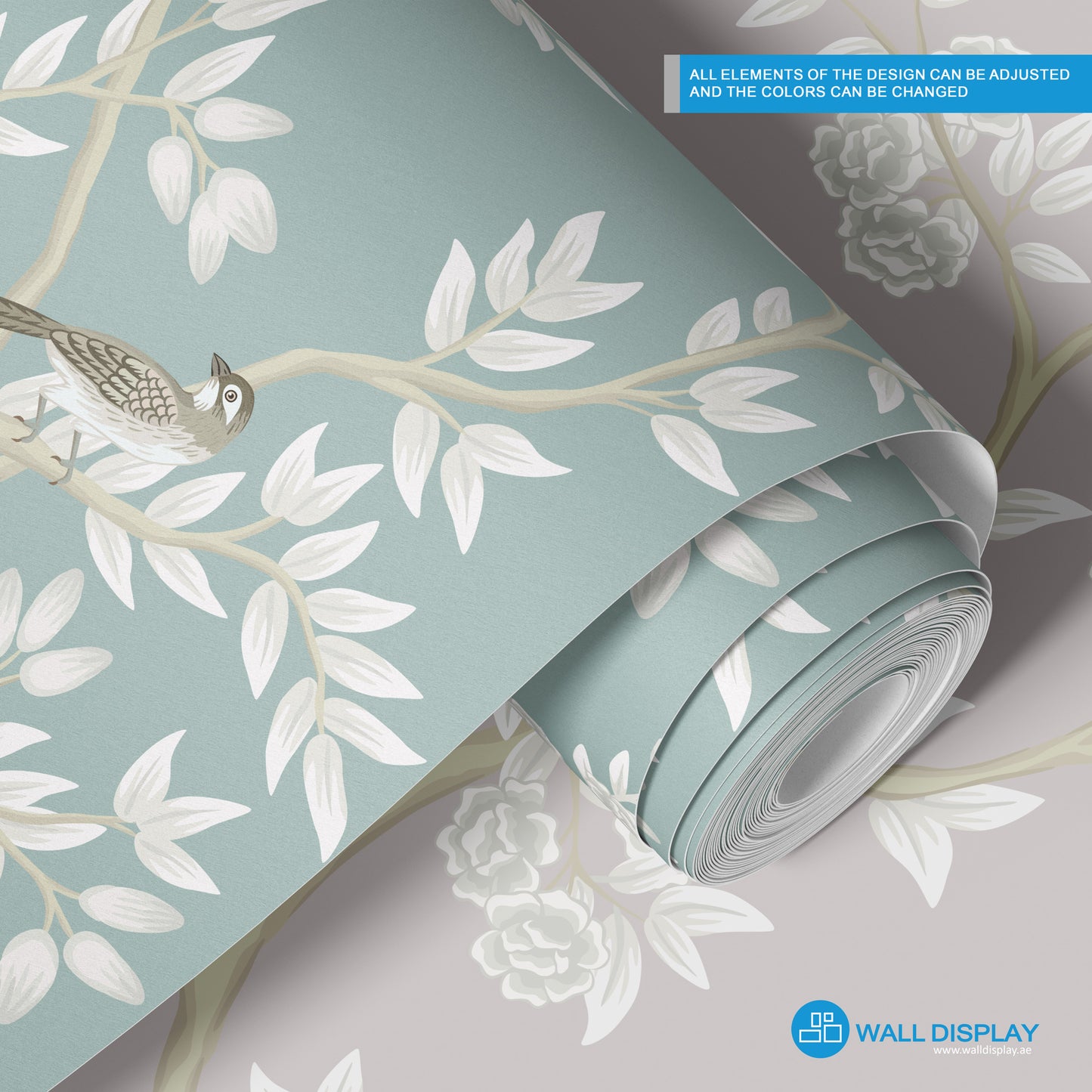 Chinoiserie Ornamental Wallpaper in Dubai, Abu dhabi and All UAE
