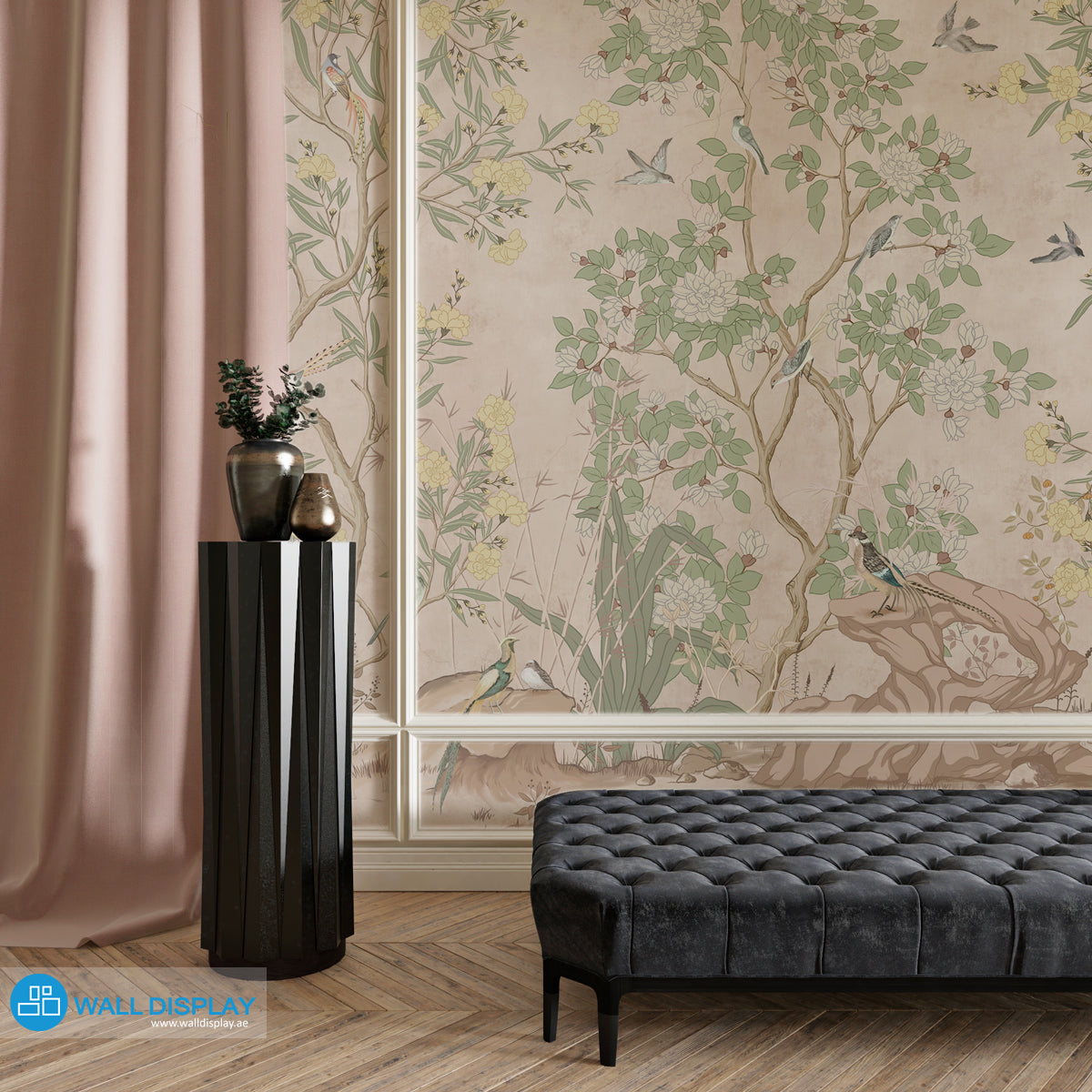 Chinoiserie Wall Mural in Dubai, Abu dhabi and All UAE