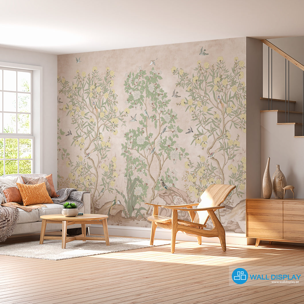 Chinoiserie Wall Mural in Dubai, Abu dhabi and All UAE