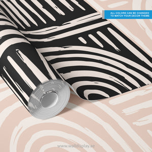 Curvatures Abstract Pattern Wallpaper in Dubai, Abu Dhabi and all UAE
