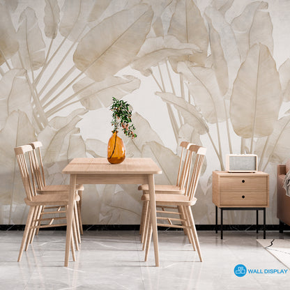 Muted Fronds Wall Mural in Dubai, Abu Dhabi and all UAE
