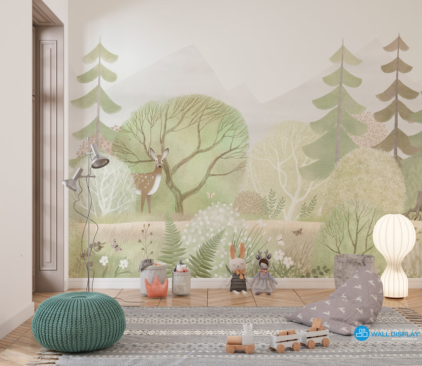 Dewdrop Valley Kids Wallpaper in Dubai, Abu dhabi and UAE 
