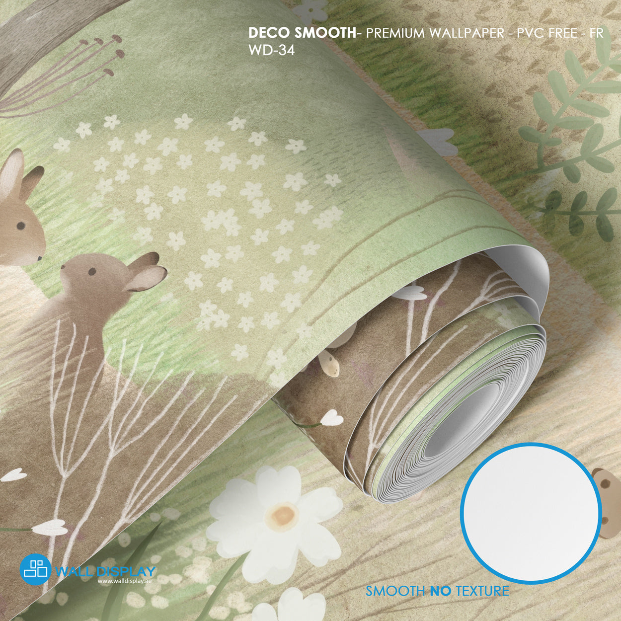 Dewdrop Valley Kids Wallpaper in Dubai, Abu dhabi and UAE 