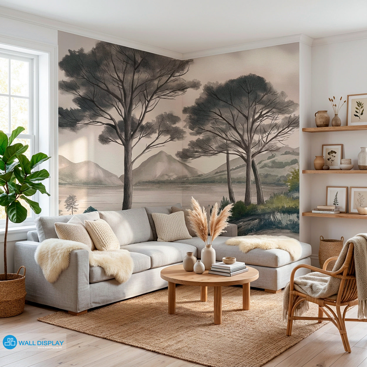 Ethereal Forest Calm wall mural dubai abu dhabi UAE