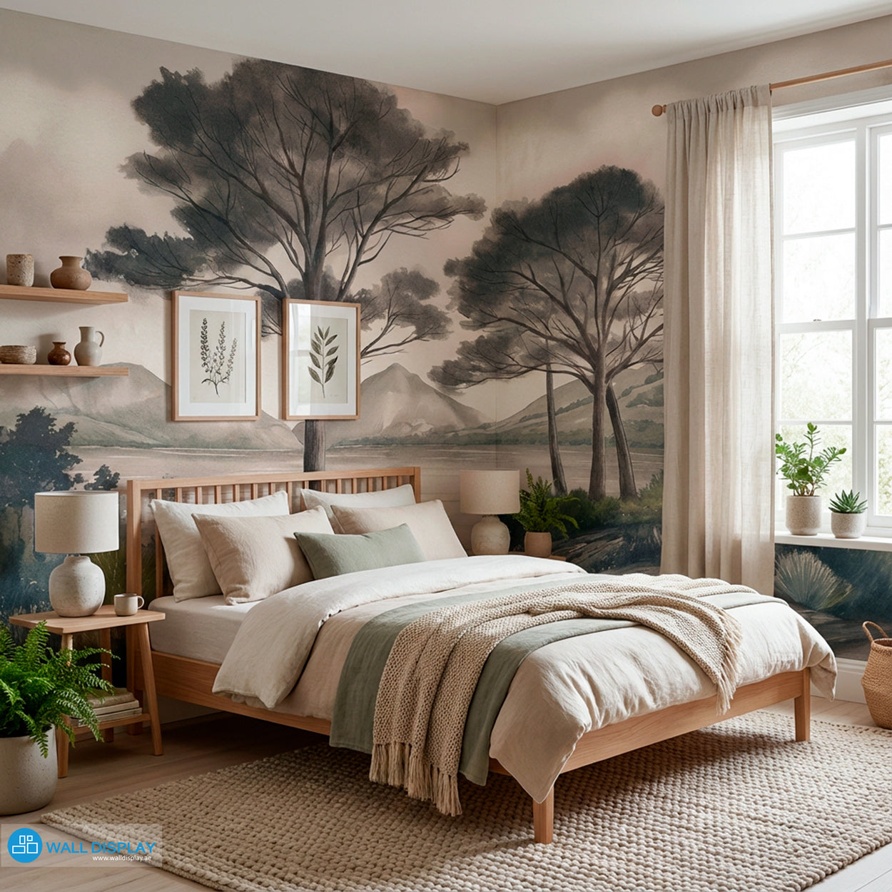 Ethereal Forest Calm wall mural dubai abu dhabi UAE
