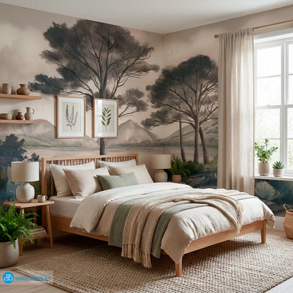 Ethereal Forest Calm wall mural dubai abu dhabi UAE