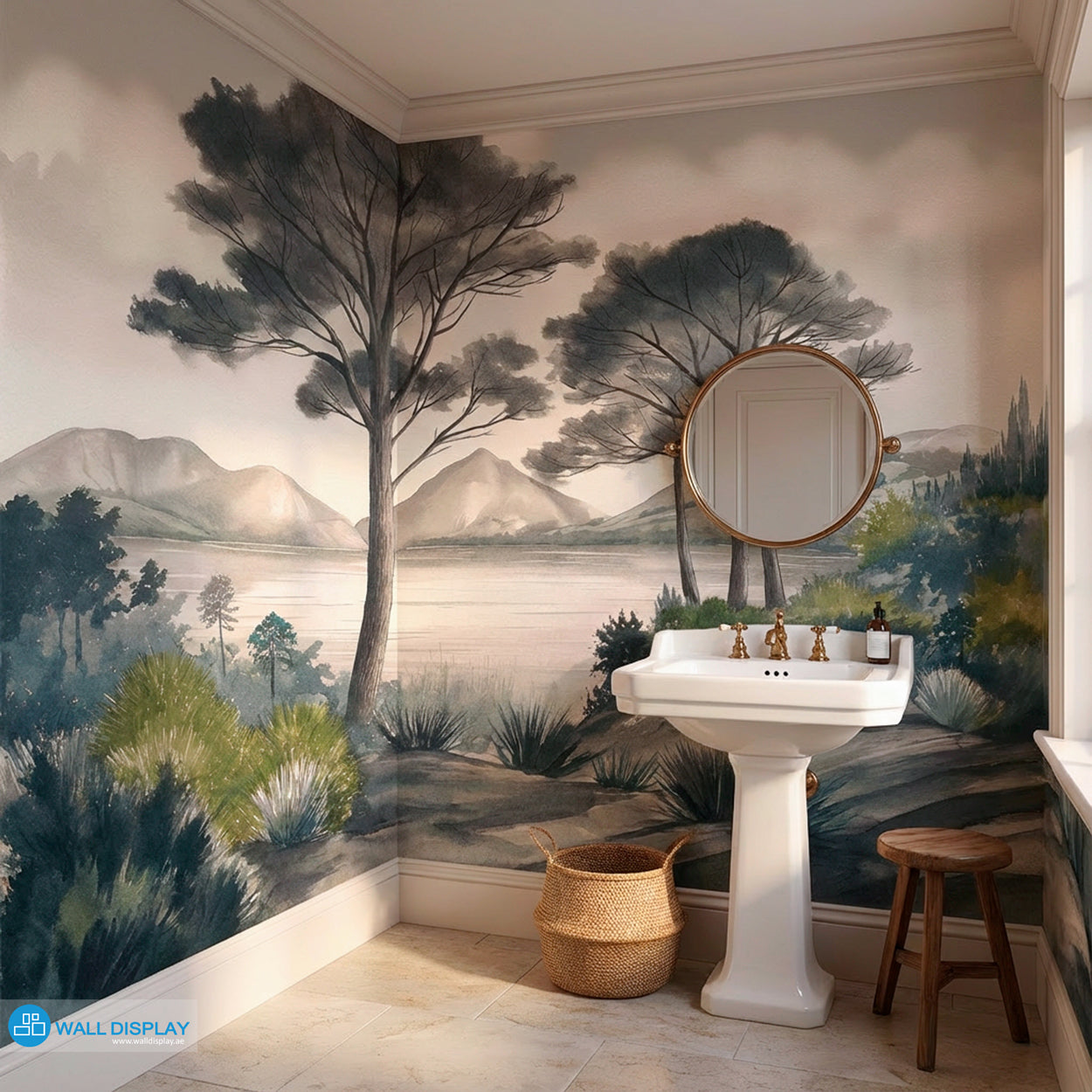 Ethereal Forest Calm wall mural dubai abu dhabi UAE