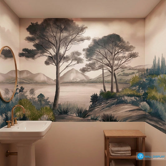 Ethereal Forest Calm wall mural dubai abu dhabi UAE