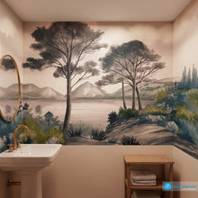 Load image into Gallery viewer, Ethereal Forest Calm wall mural dubai abu dhabi UAE
