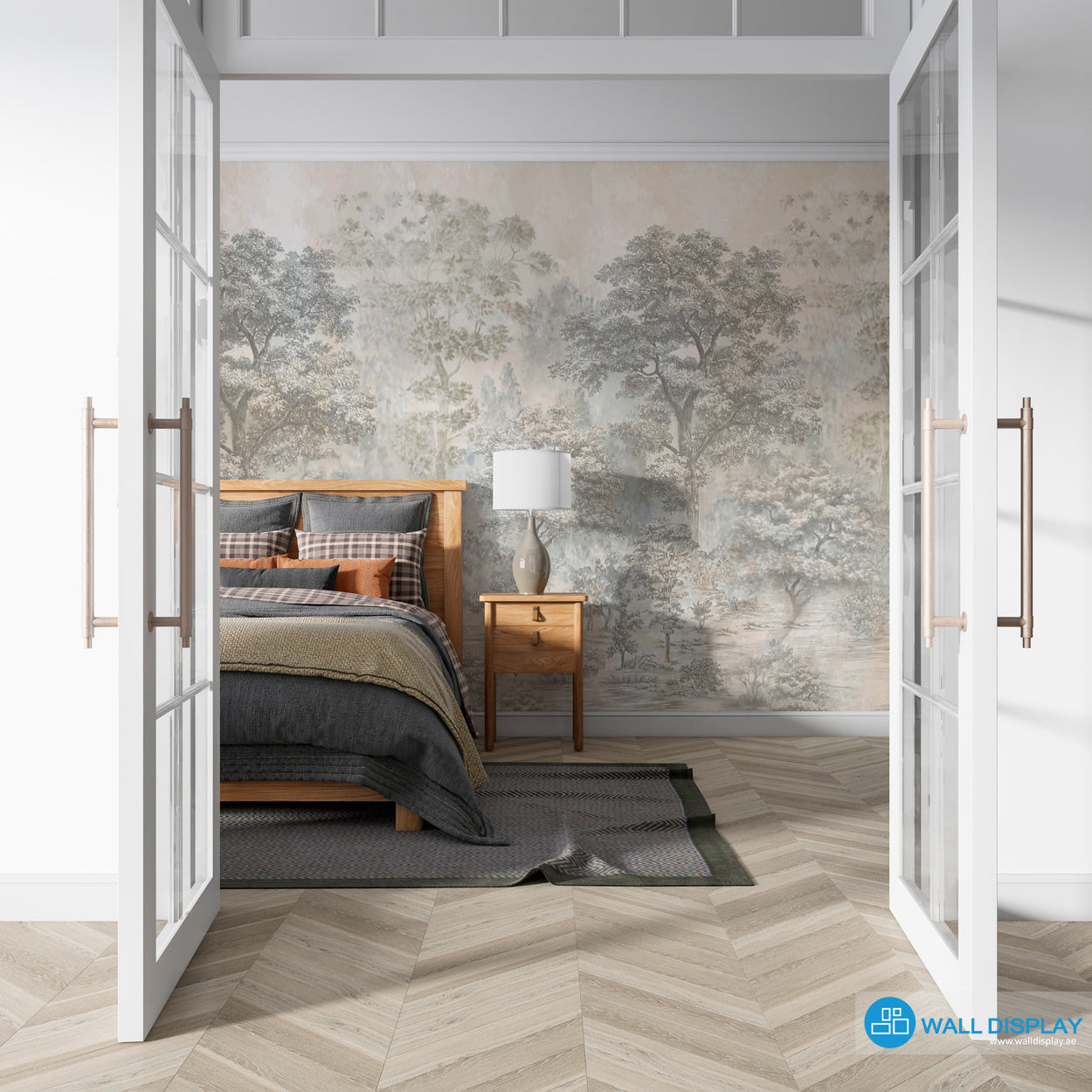 Ethereal Forest Painting Wall Mural in Dubai, Abu Dhabi and all UAE