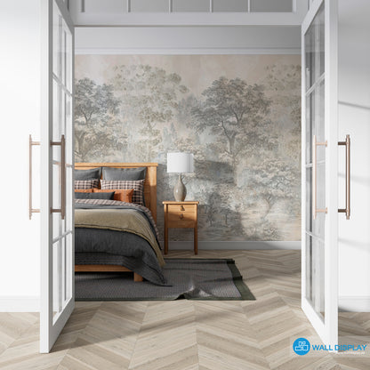 Ethereal Forest Painting Wall Mural in Dubai, Abu Dhabi and all UAE
