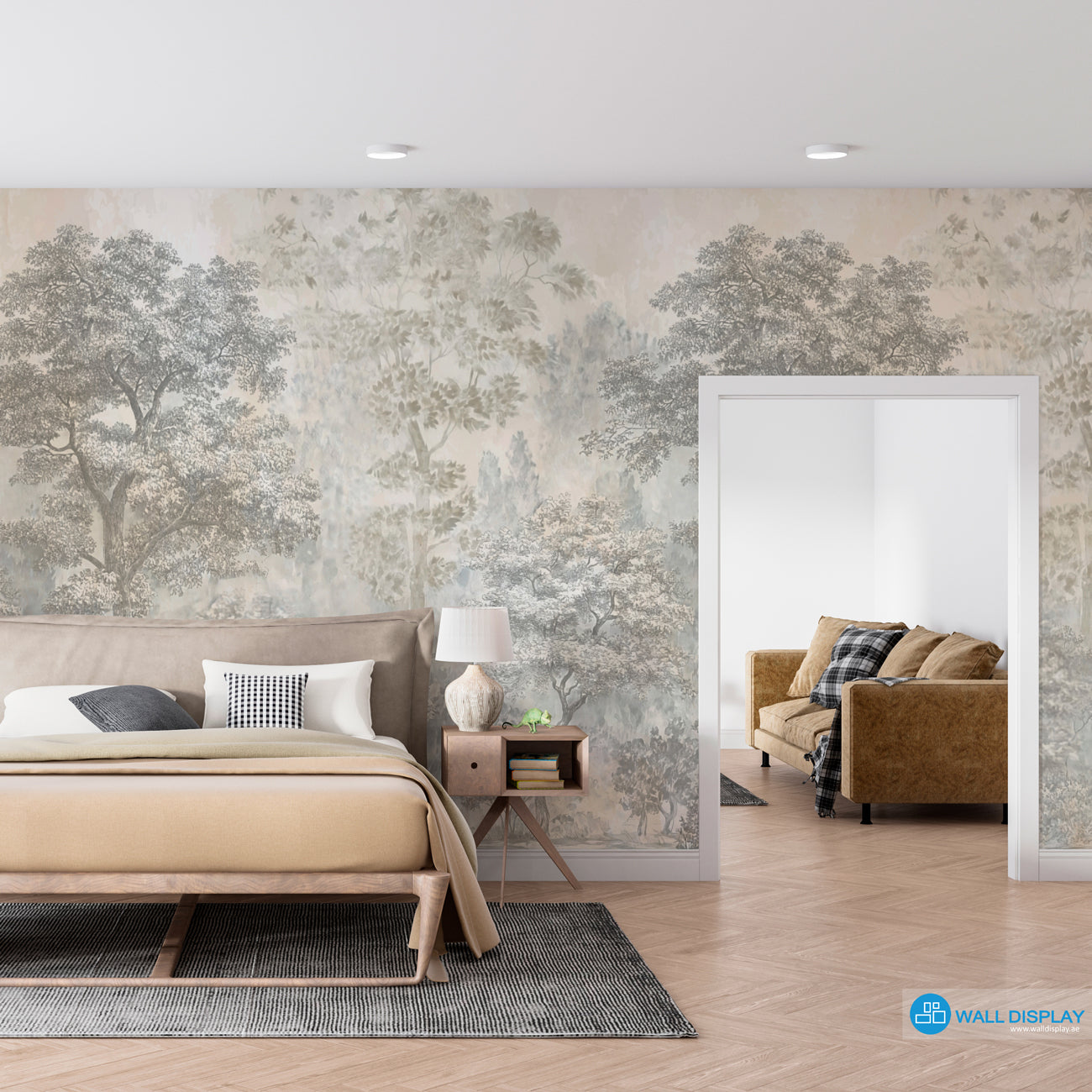 Ethereal Forest Painting Wall Mural in Dubai, Abu Dhabi and all UAE