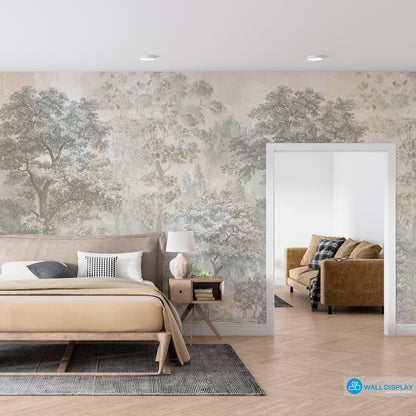 Ethereal Forest Painting Wall Mural in Dubai, Abu Dhabi and all UAE