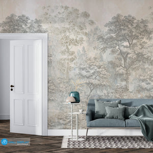 Ethereal Forest Painting Wall Mural in Dubai, Abu Dhabi and all UAE