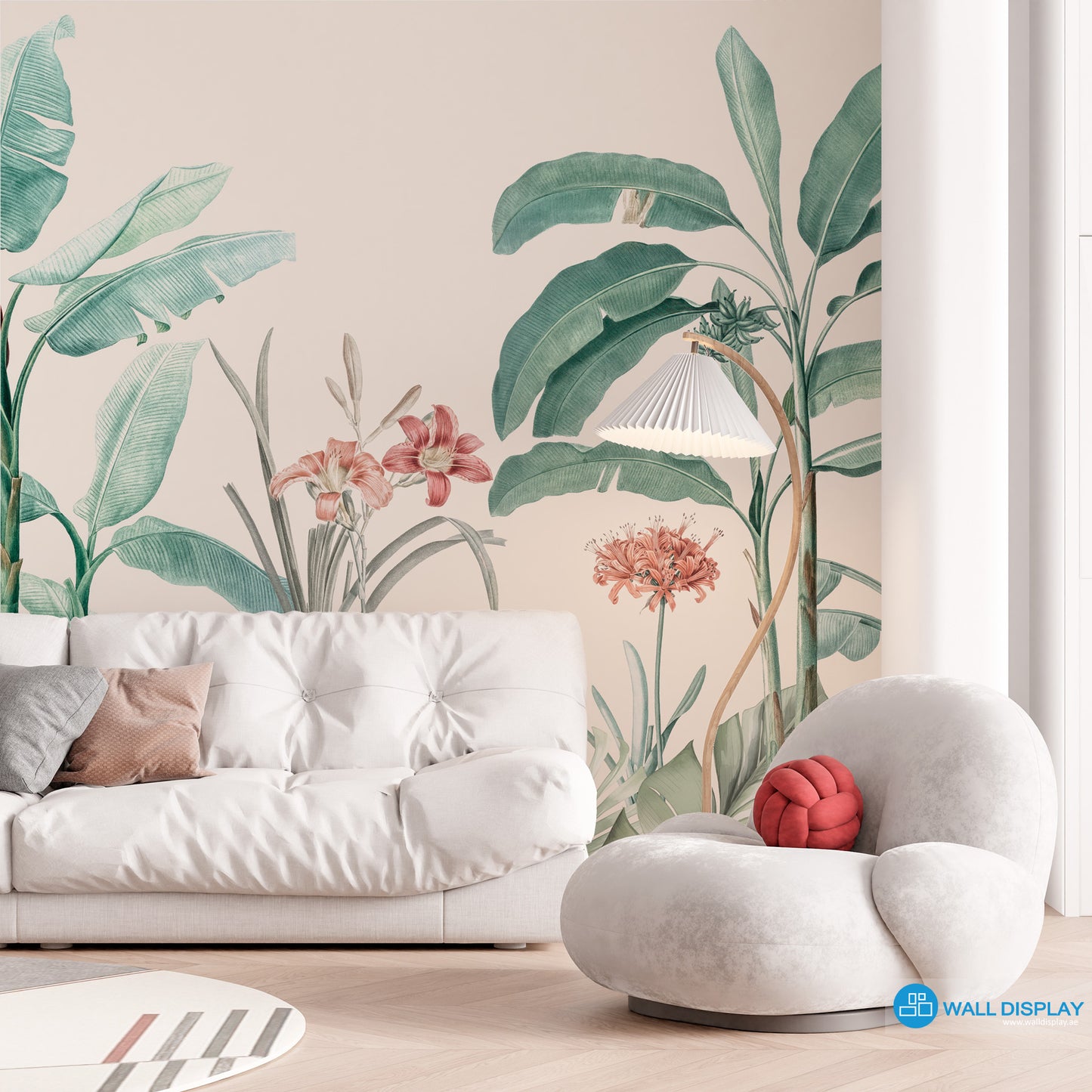 Exotic Flora Wall Mural in Dubai, Abu Dhabi and all UAE