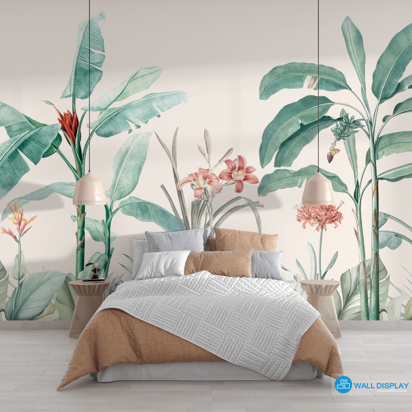 Exotic Flora Wall Mural in Dubai, Abu Dhabi and all UAE