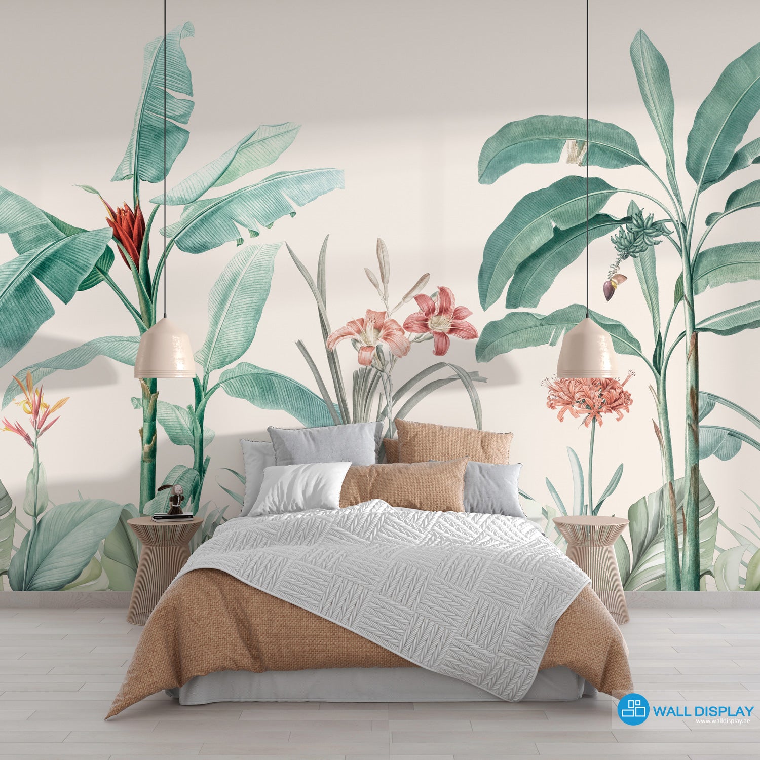 Exotic Flora Wall Mural in Dubai, Abu Dhabi and all UAE