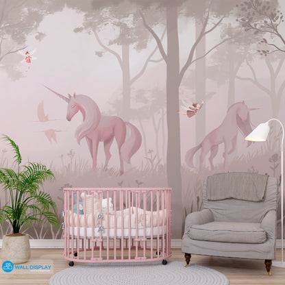 Fairytale Forest Kids Wallpaper for Girls in Dubai, Abu dhabi and All UAE