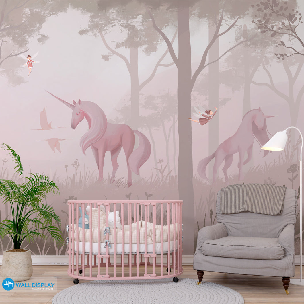 Fairytale Forest Kids Wallpaper for Girls in Dubai, Abu dhabi and All UAE