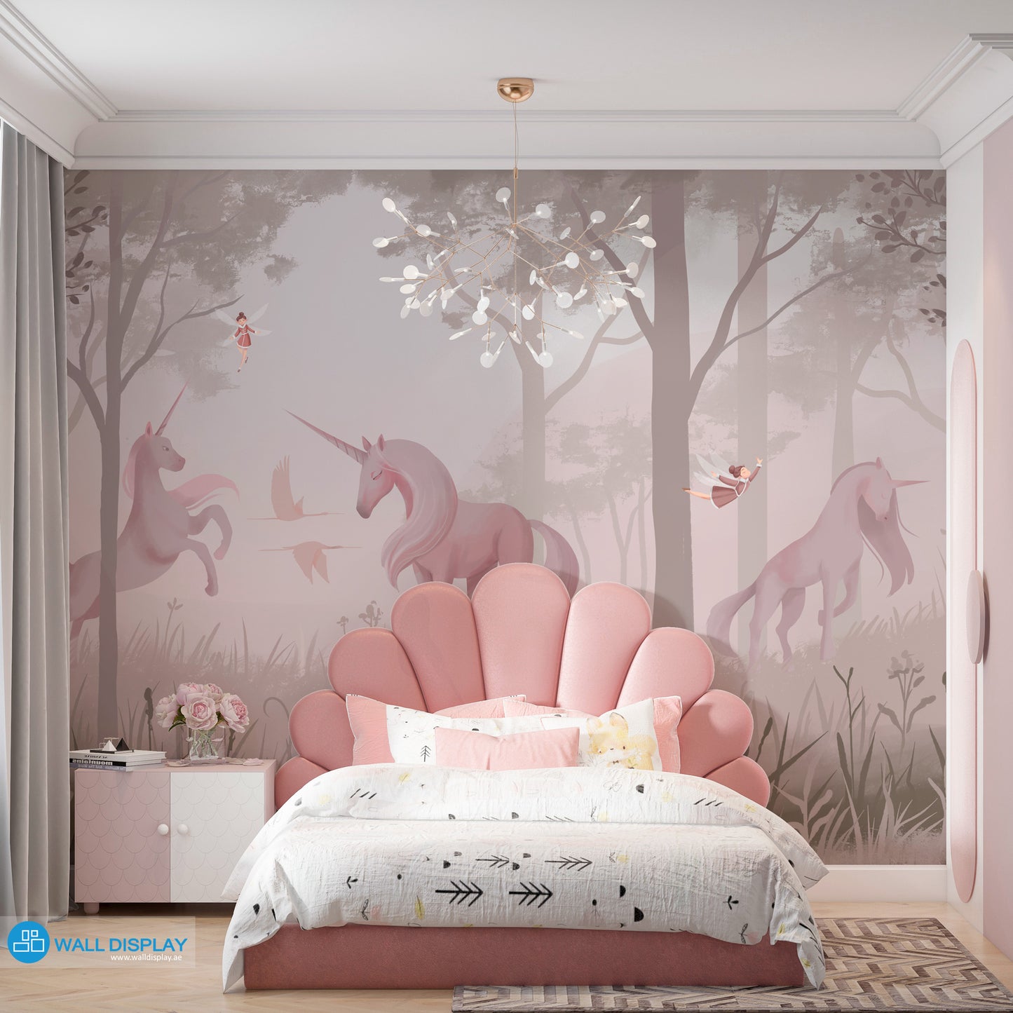Fairytale Forest Kids Wallpaper for Girls in Dubai, Abu dhabi and All UAE